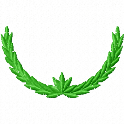 Laurels Embroidery Design 2 Laurels Embroidery Design 2